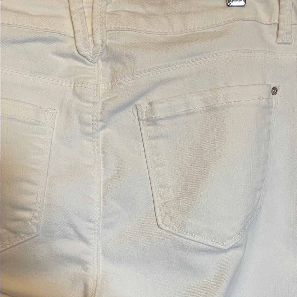 Curve Appeal White Denim Jeans Size 8 - Picture 5 of 9